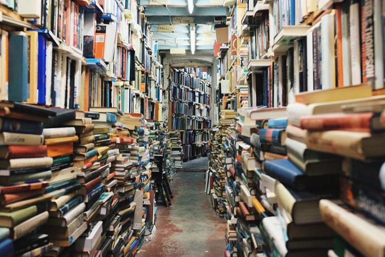 Bookstore packed with books