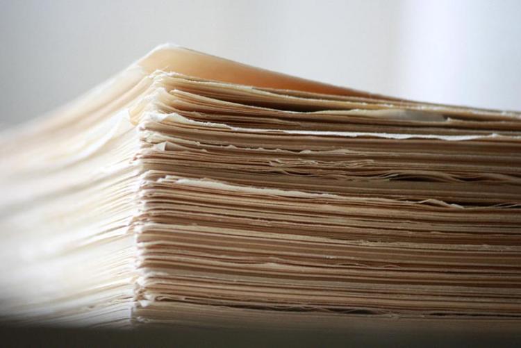Stack of papers